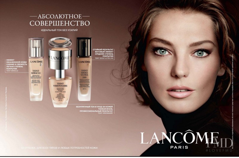 Daria Werbowy featured in  the Lancome advertisement for Autumn/Winter 2013