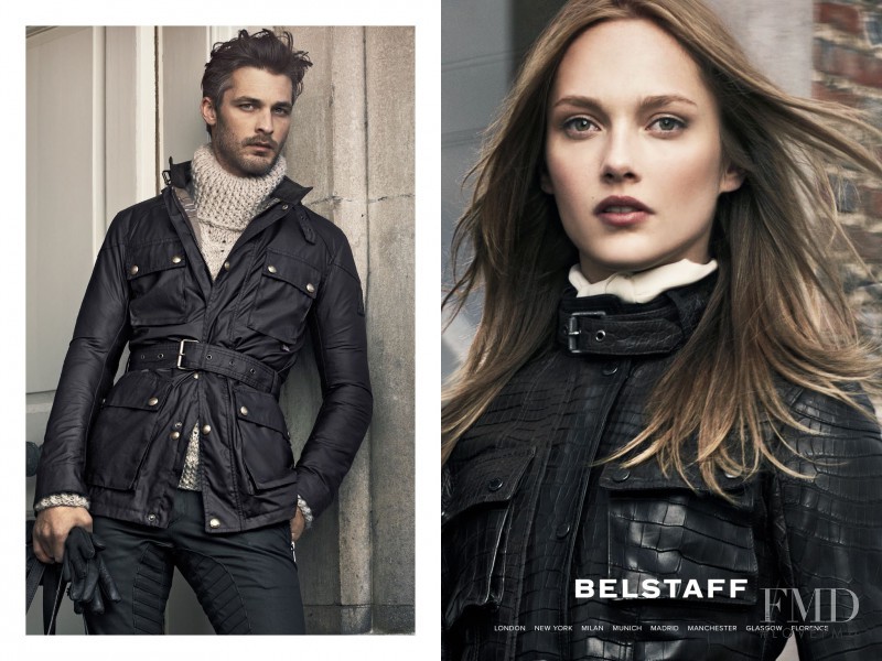 Ben Hill featured in  the Belstaff advertisement for Autumn/Winter 2013