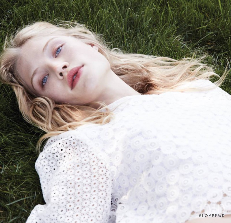 Camilla Forchhammer Christensen featured in  the Akiabara advertisement for Spring/Summer 2015