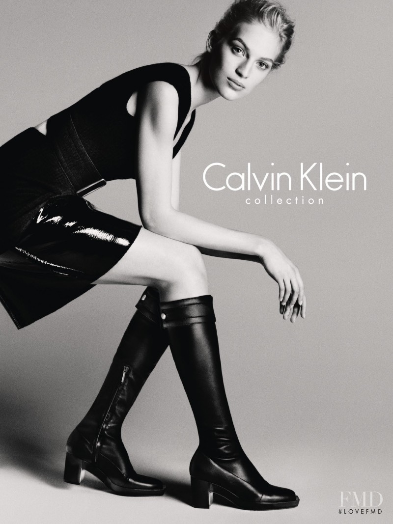 Vanessa Axente featured in  the Calvin Klein 205W39NYC advertisement for Autumn/Winter 2013