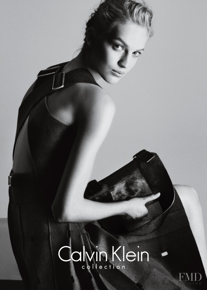 Vanessa Axente featured in  the Calvin Klein 205W39NYC advertisement for Autumn/Winter 2013