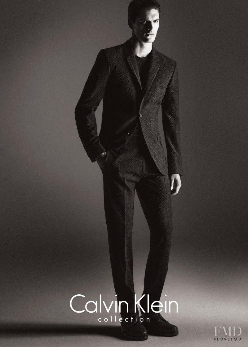 Matthew Terry featured in  the Calvin Klein 205W39NYC advertisement for Autumn/Winter 2013