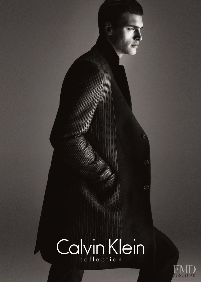 Matthew Terry featured in  the Calvin Klein 205W39NYC advertisement for Autumn/Winter 2013