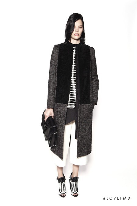 Amanda Murphy featured in  the Proenza Schouler fashion show for Pre-Fall 2014