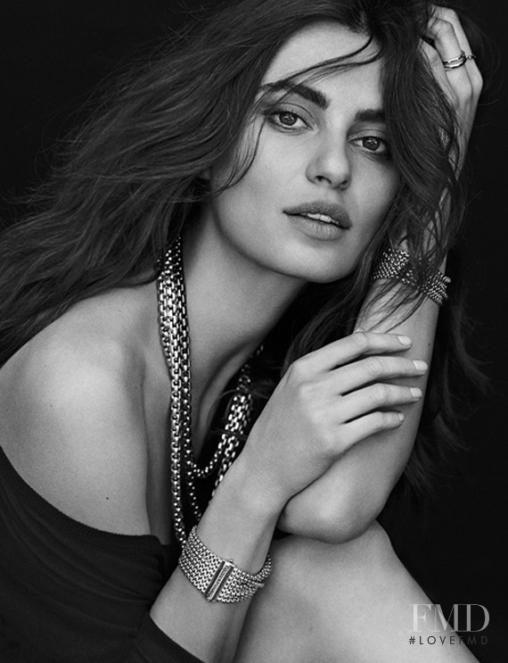 Catrinel Menghia featured in  the David Yurman advertisement for Autumn/Winter 2013