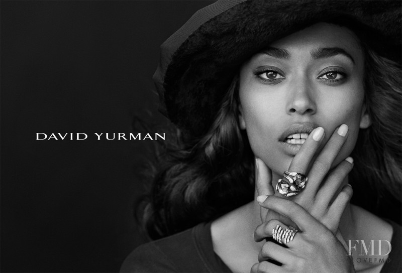 Anais Mali featured in  the David Yurman advertisement for Autumn/Winter 2013