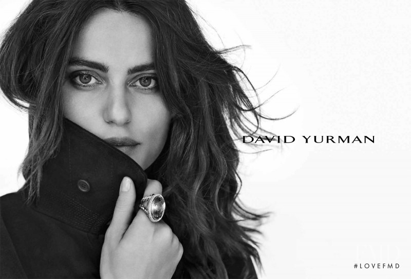 Catrinel Menghia featured in  the David Yurman advertisement for Autumn/Winter 2013