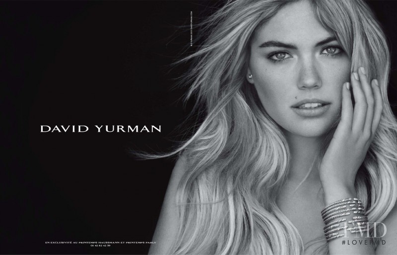 Kate Upton featured in  the David Yurman advertisement for Autumn/Winter 2013