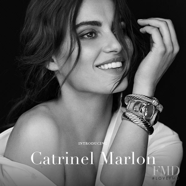 Catrinel Menghia featured in  the David Yurman advertisement for Autumn/Winter 2013