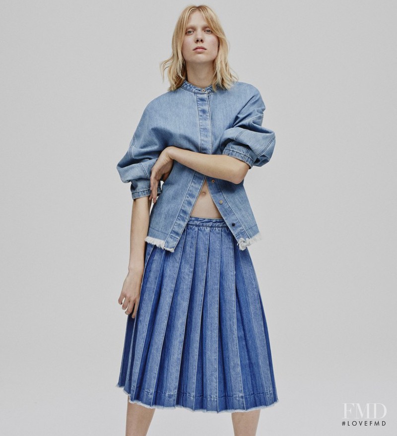 Annely Bouma featured in  the Joseph fashion show for Pre-Fall 2015