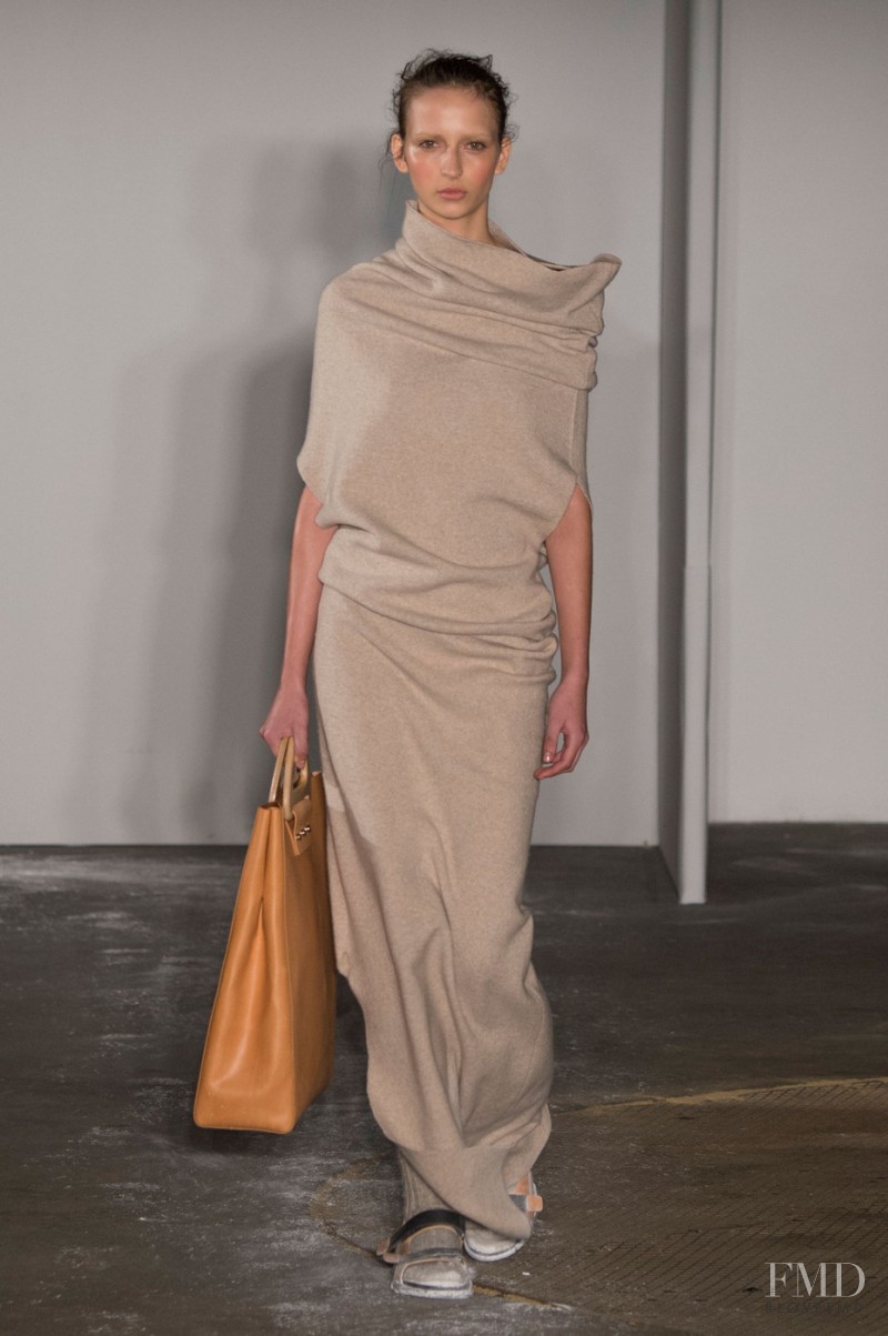 Waleska Gorczevski featured in  the Joseph fashion show for Autumn/Winter 2015