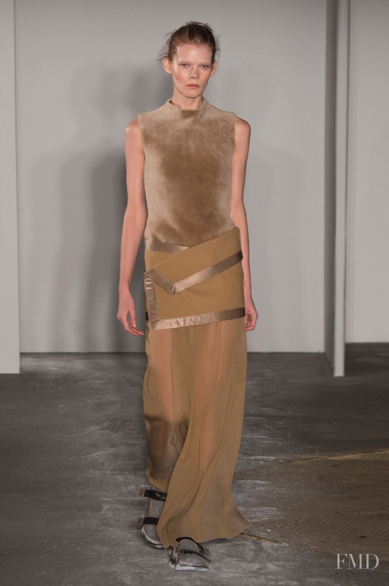 Irina Kravchenko featured in  the Joseph fashion show for Autumn/Winter 2015