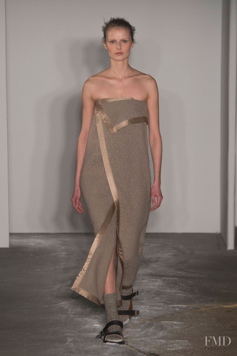 Vasilisa Pavlova featured in  the Joseph fashion show for Autumn/Winter 2015