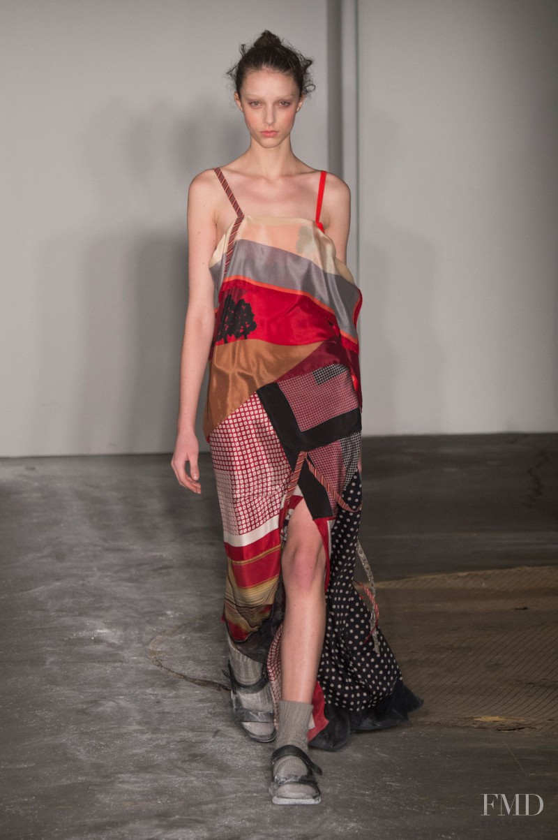 Larissa Marchiori featured in  the Joseph fashion show for Autumn/Winter 2015