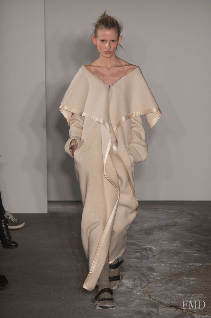 Ola Munik featured in  the Joseph fashion show for Autumn/Winter 2015