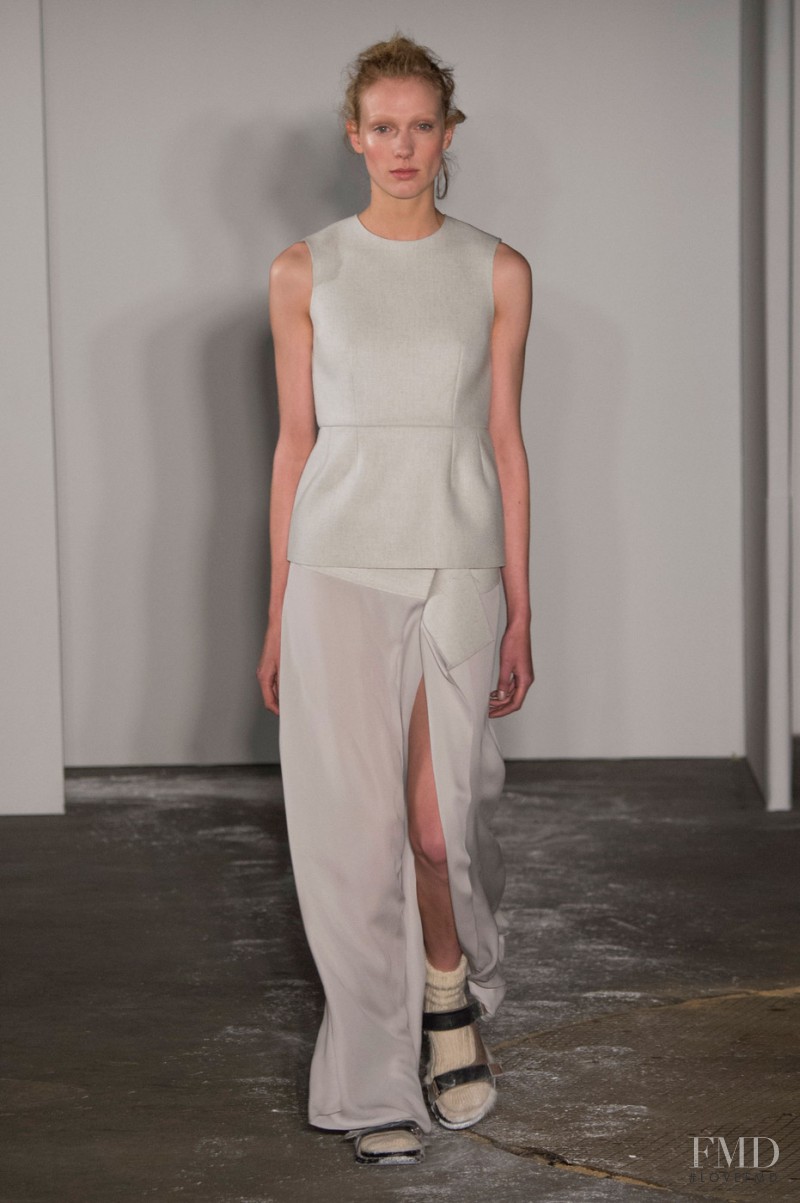 Annely Bouma featured in  the Joseph fashion show for Autumn/Winter 2015