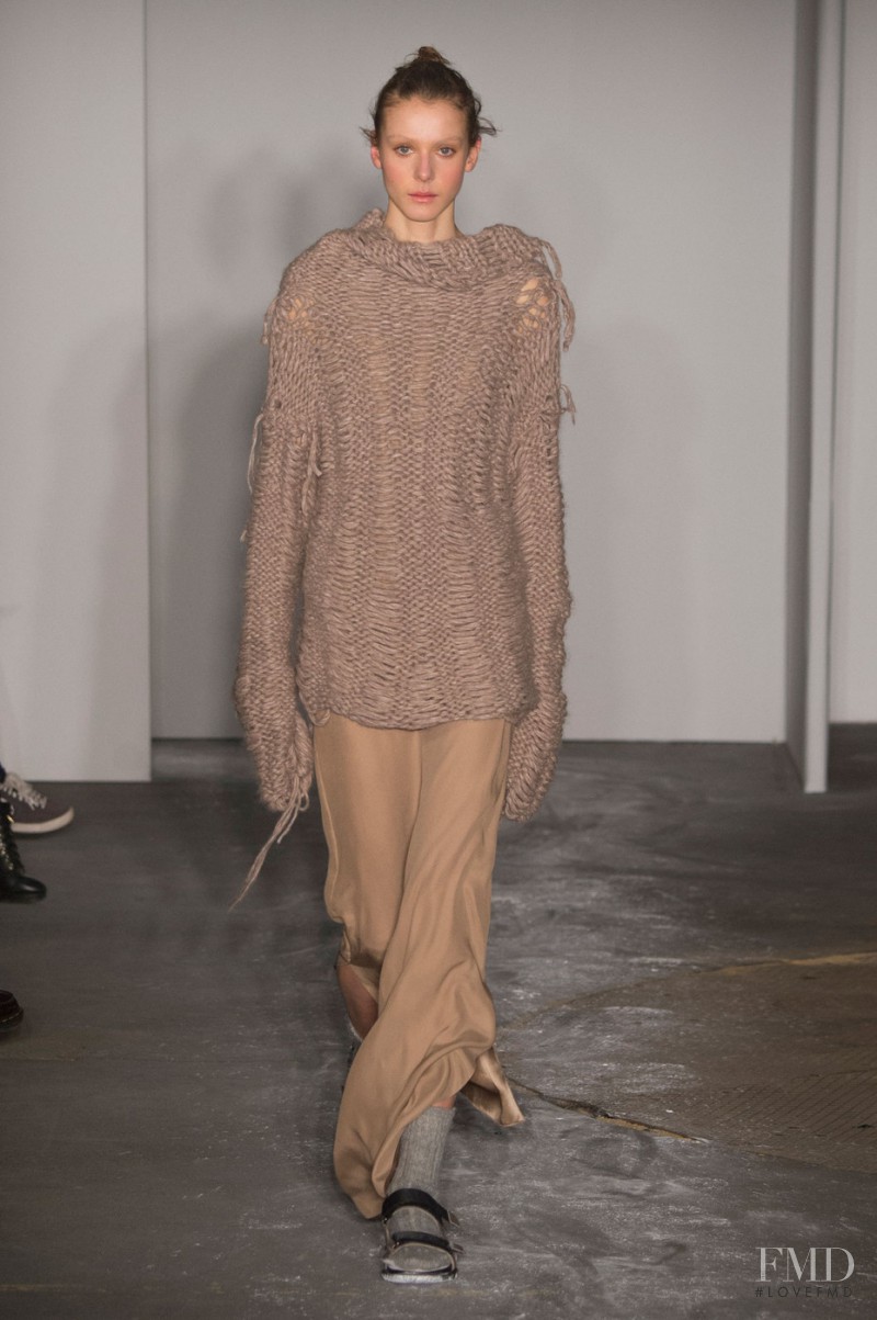 Phillipa Hemphrey featured in  the Joseph fashion show for Autumn/Winter 2015