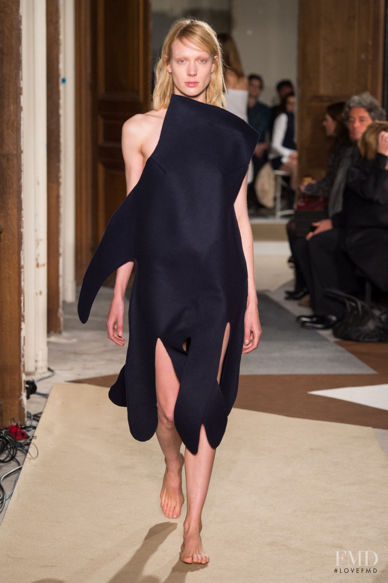 Annely Bouma featured in  the Jacquemus fashion show for Autumn/Winter 2015