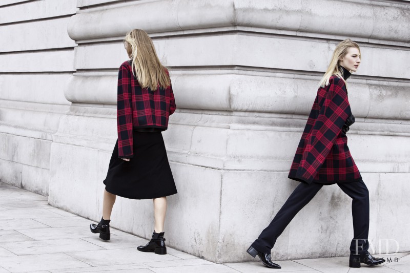 Julia Nobis featured in  the Zara advertisement for Autumn/Winter 2013