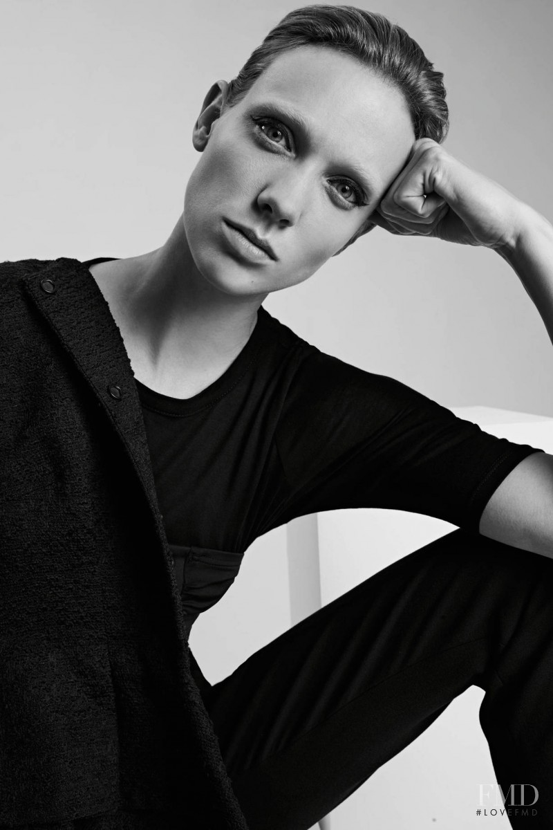 Annely Bouma featured in  the The Line lookbook for Spring/Summer 2015