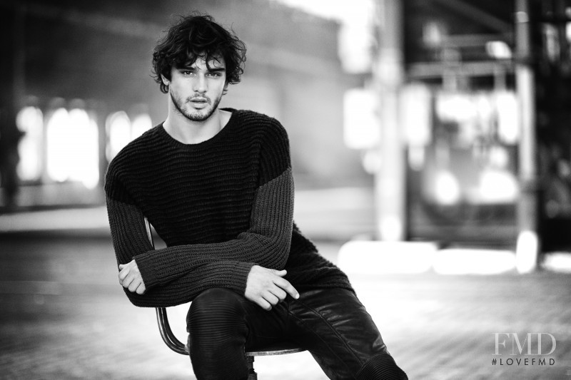 Marlon Teixeira featured in  the Zara advertisement for Autumn/Winter 2013