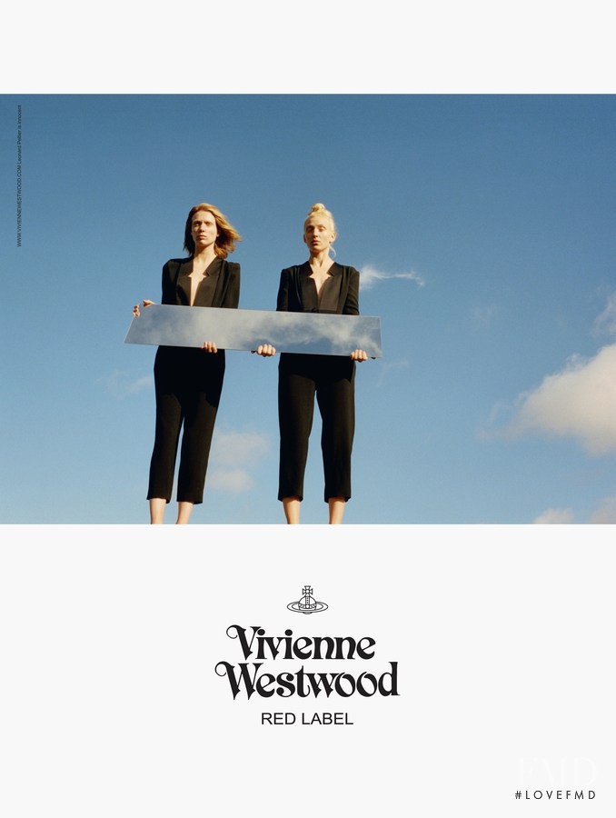 Annely Bouma featured in  the Vivienne Westwood Red Label advertisement for Spring/Summer 2015