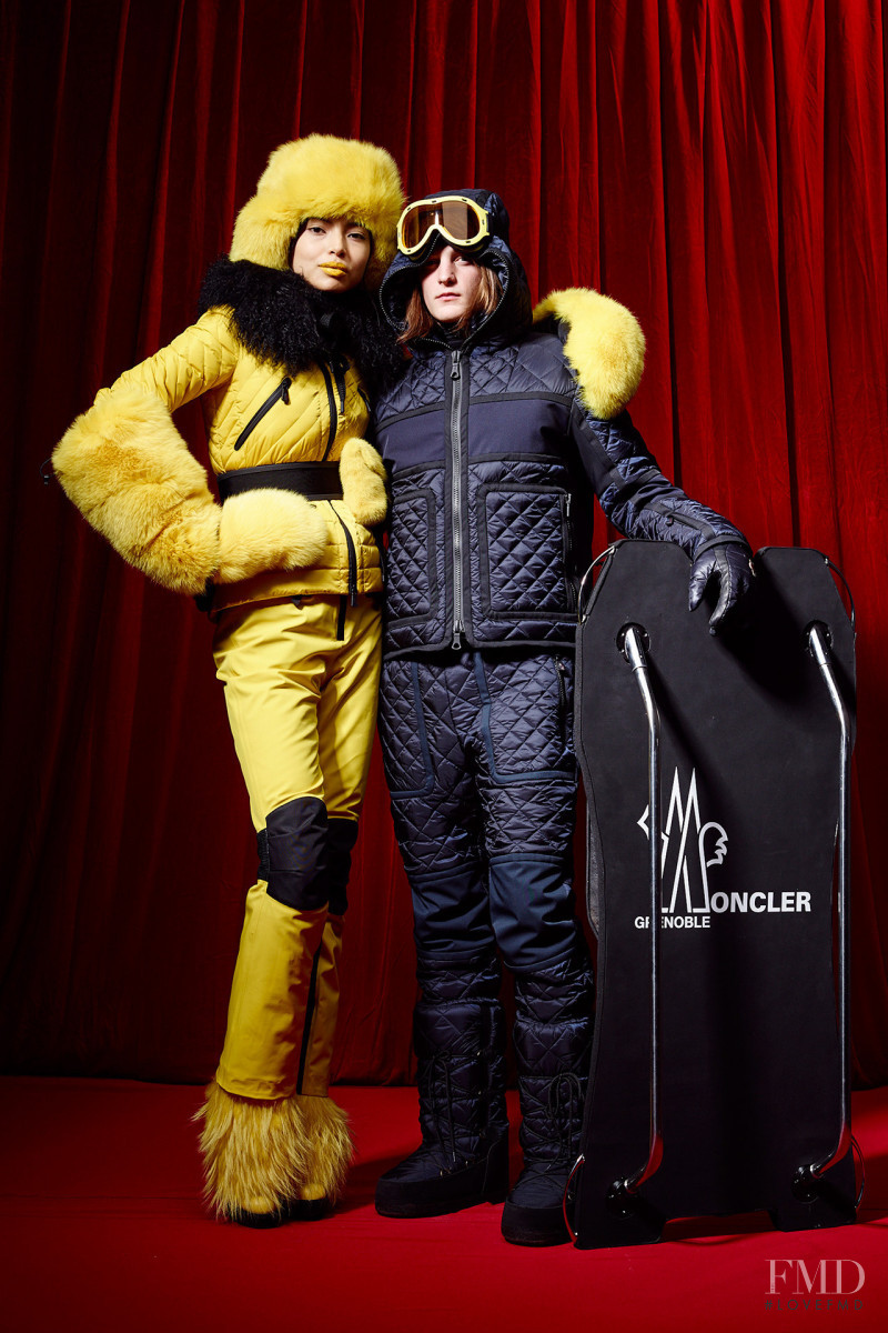 Stephania Serrano featured in  the Moncler Grenoble fashion show for Autumn/Winter 2015