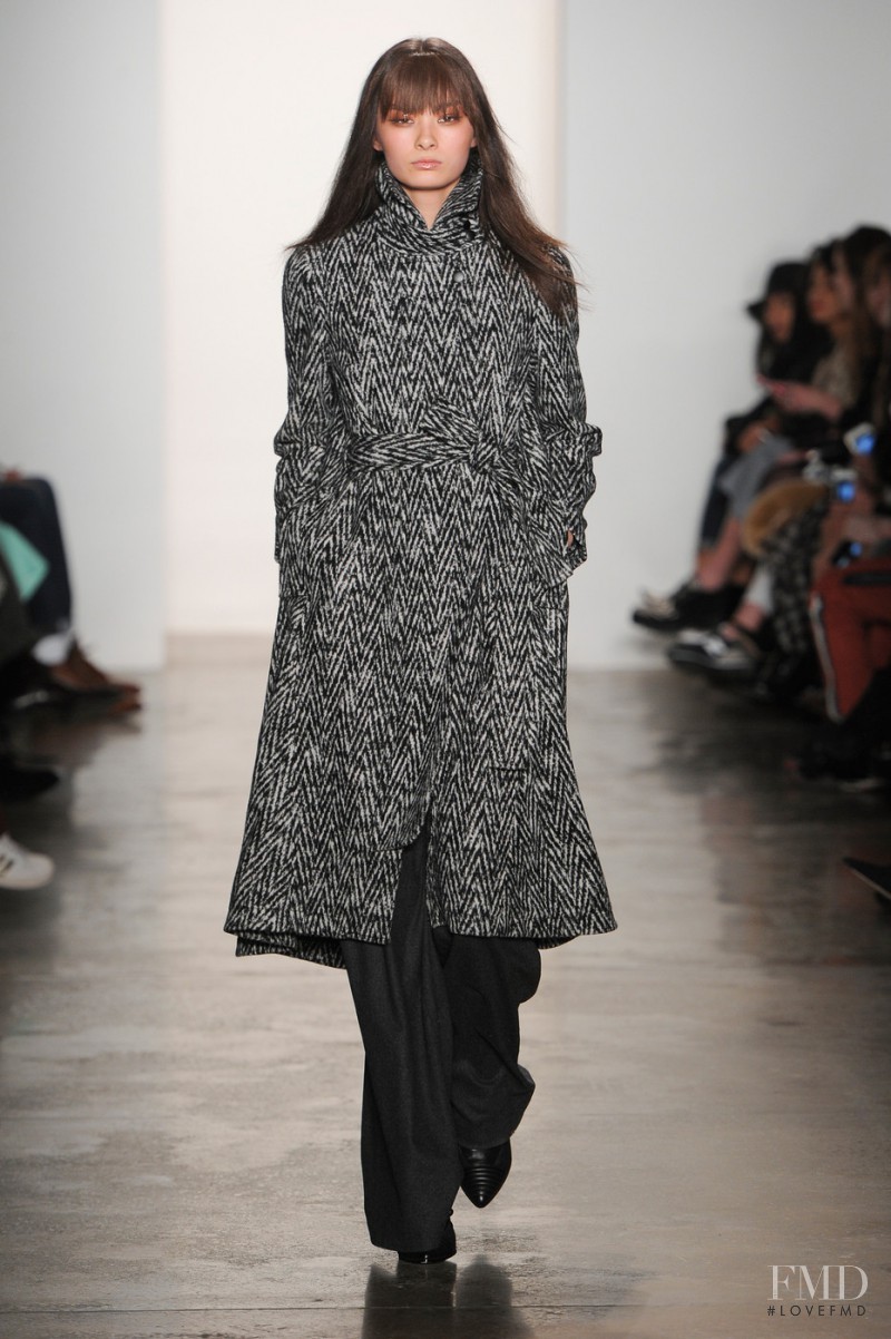 Alina Tsoy featured in  the Marissa Webb fashion show for Autumn/Winter 2015