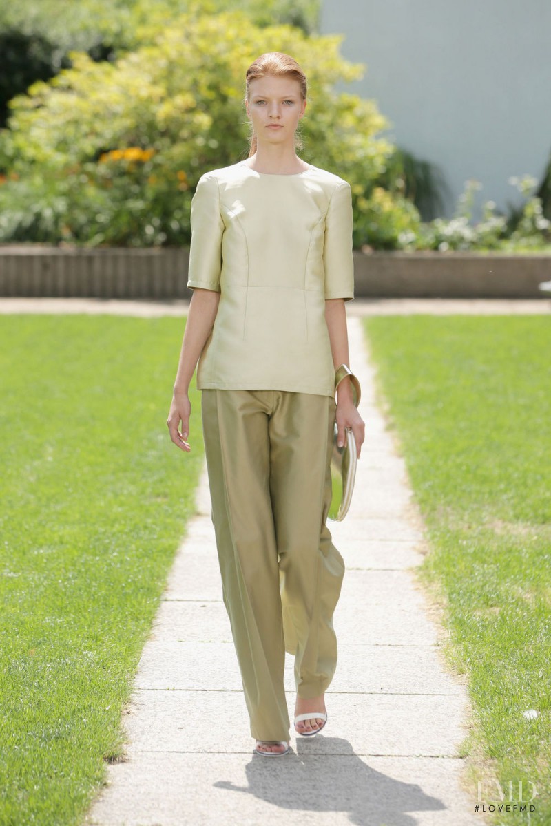 Luca Noemi Horvath featured in  the Perret Schaad fashion show for Spring/Summer 2015