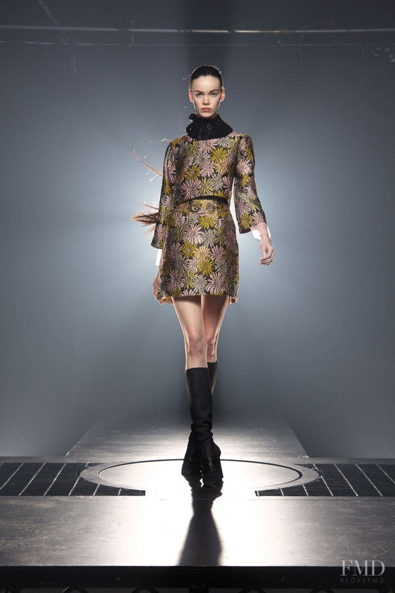 Shannon Keenan featured in  the Cynthia Rowley fashion show for Autumn/Winter 2015