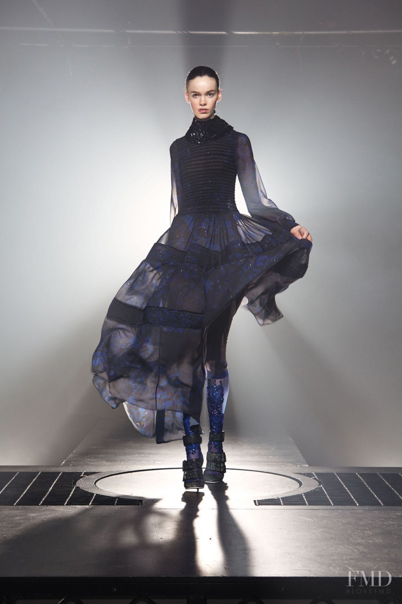 Shannon Keenan featured in  the Cynthia Rowley fashion show for Autumn/Winter 2015