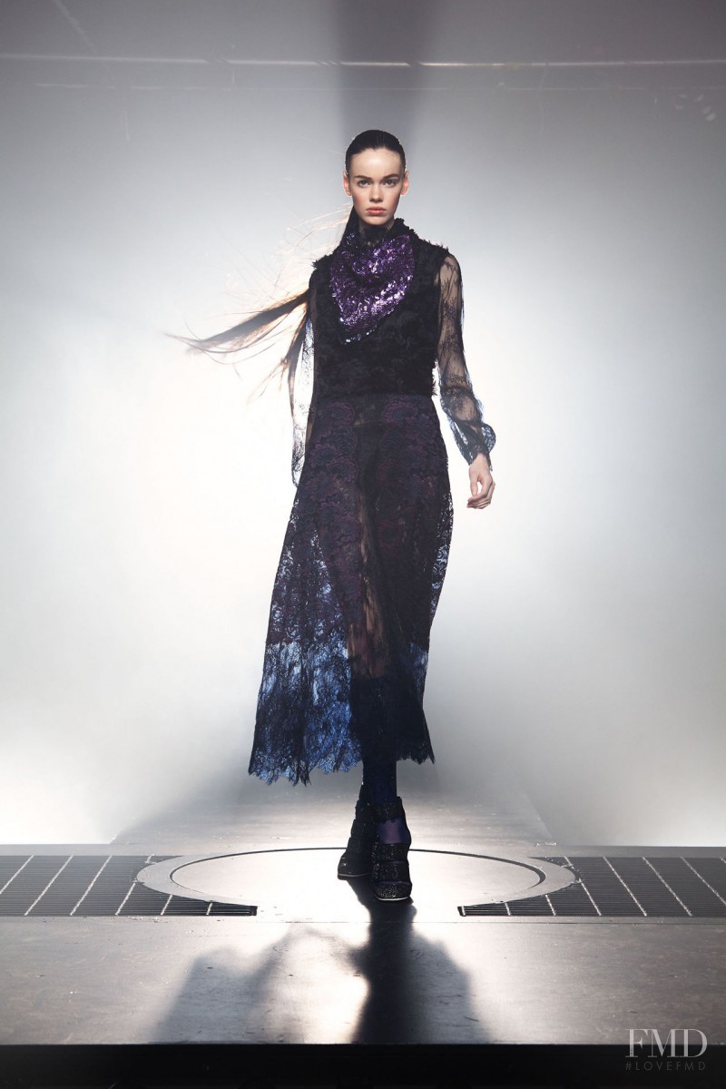 Shannon Keenan featured in  the Cynthia Rowley fashion show for Autumn/Winter 2015