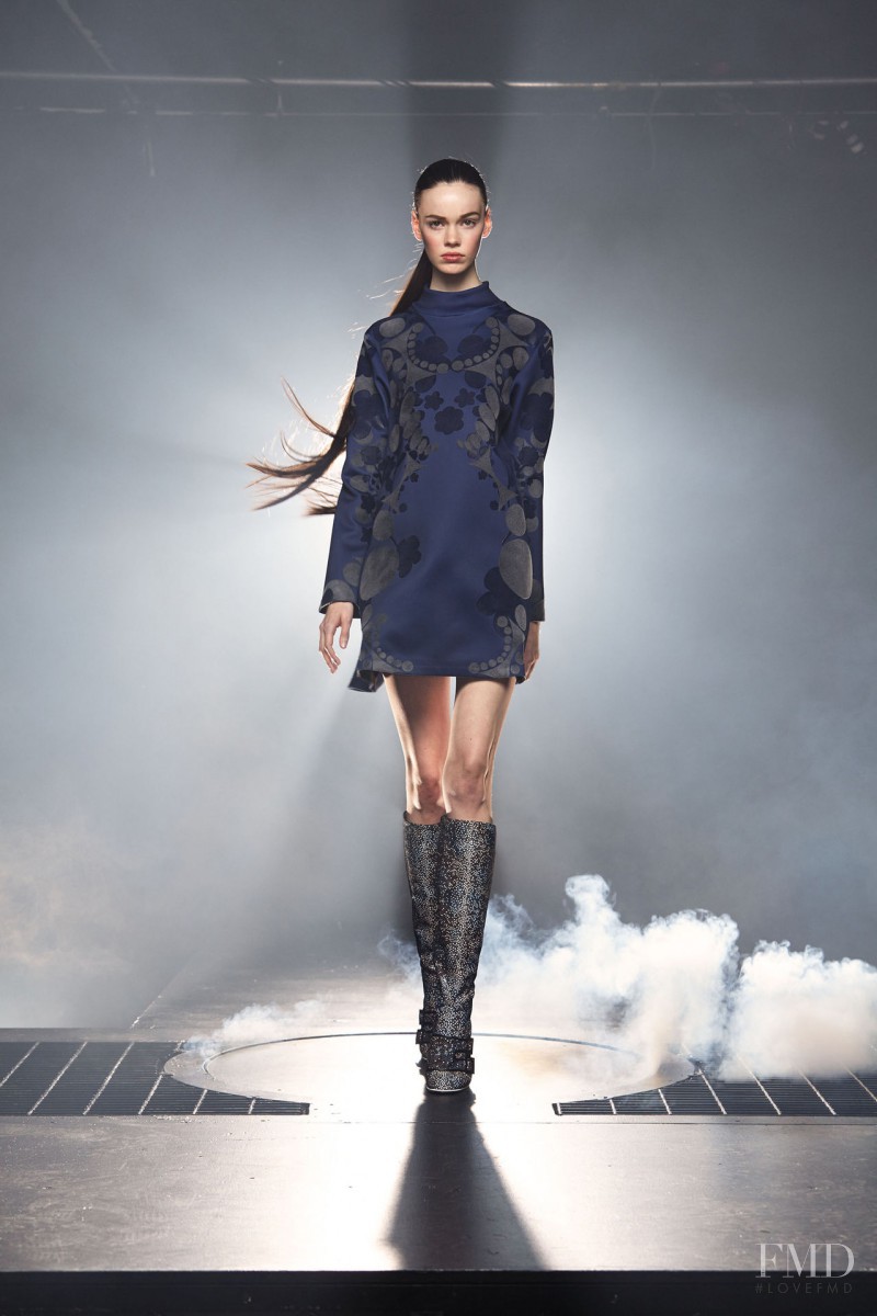 Shannon Keenan featured in  the Cynthia Rowley fashion show for Autumn/Winter 2015