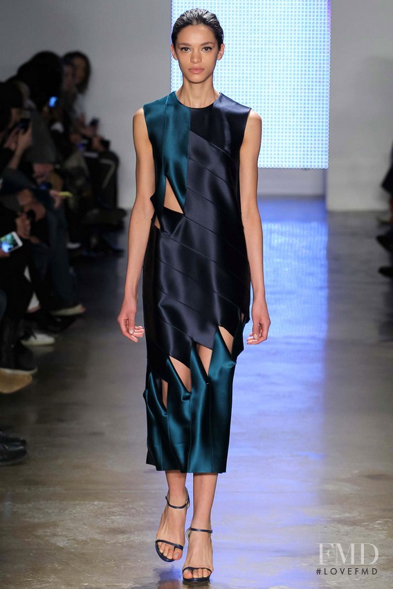 Frida Munting featured in  the Dion Lee fashion show for Autumn/Winter 2015