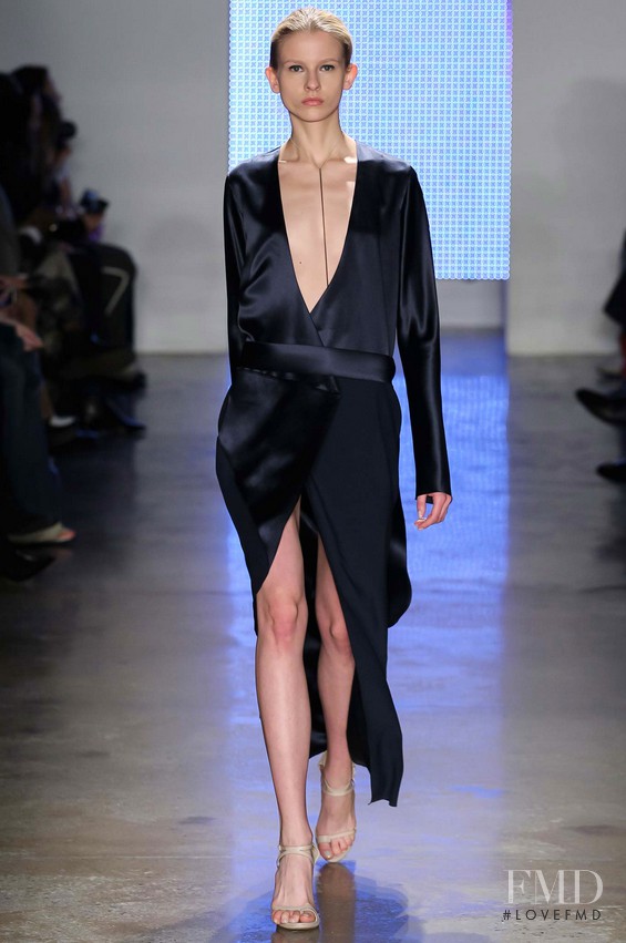 Ola Munik featured in  the Dion Lee fashion show for Autumn/Winter 2015