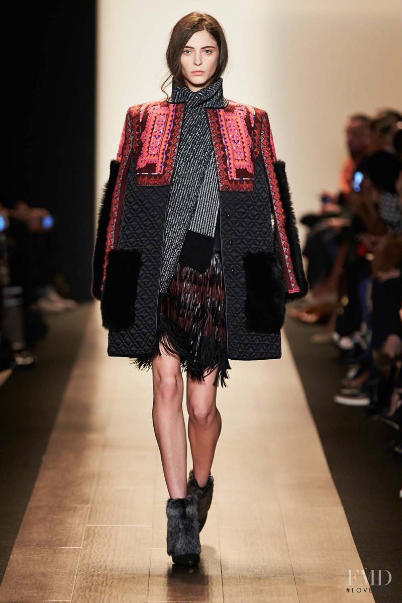 Laura Winges featured in  the BCBG By Max Azria fashion show for Autumn/Winter 2015