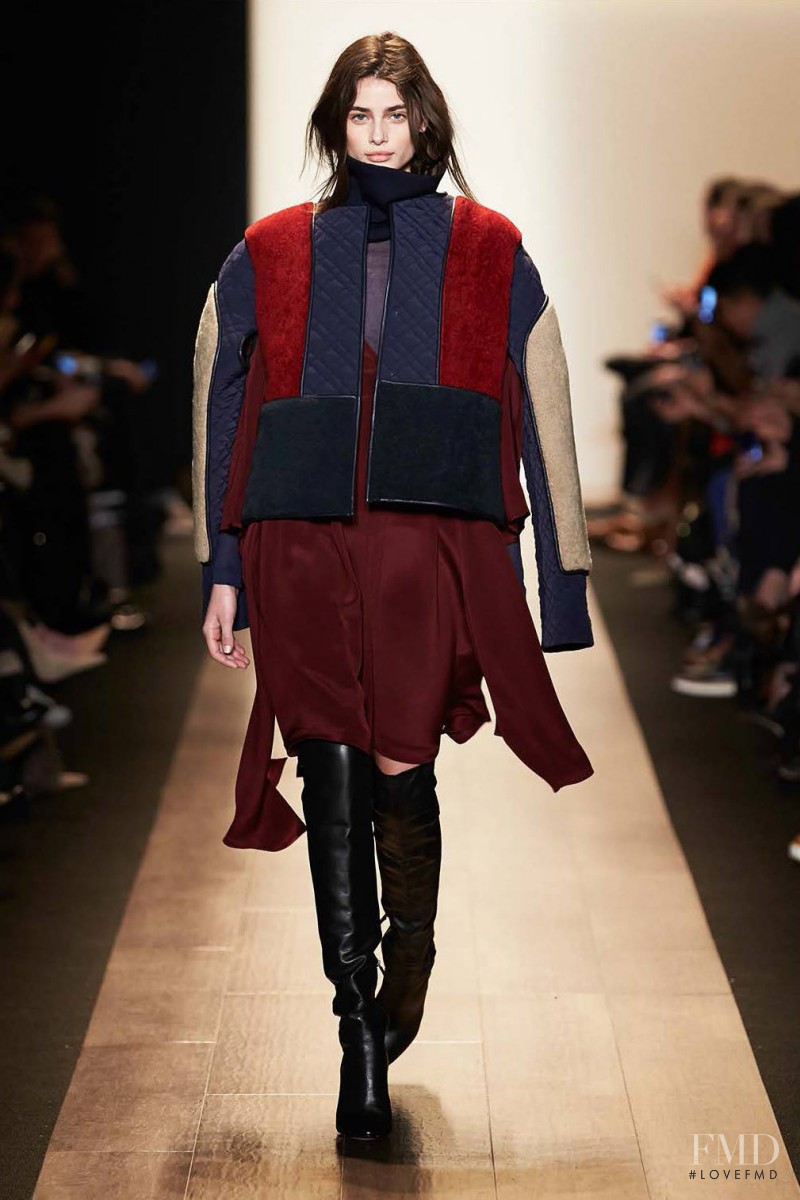 Taylor Hill featured in  the BCBG By Max Azria fashion show for Autumn/Winter 2015