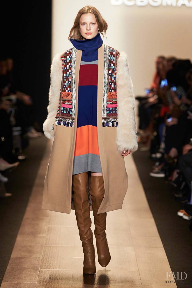 Elisabeth Erm featured in  the BCBG By Max Azria fashion show for Autumn/Winter 2015