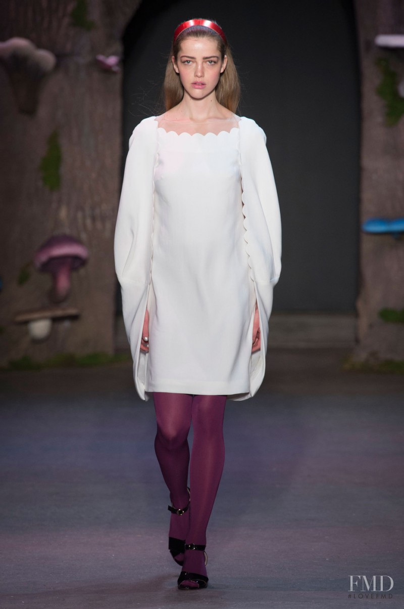 Mari Nylander featured in  the Honor fashion show for Autumn/Winter 2015