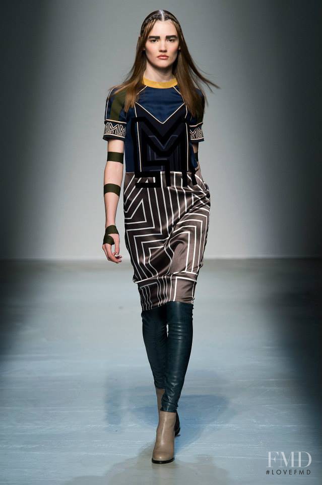 Gabriele Regesaite featured in  the Masha Ma fashion show for Autumn/Winter 2015