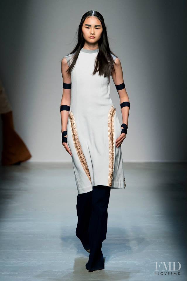 Cong He featured in  the Masha Ma fashion show for Autumn/Winter 2015