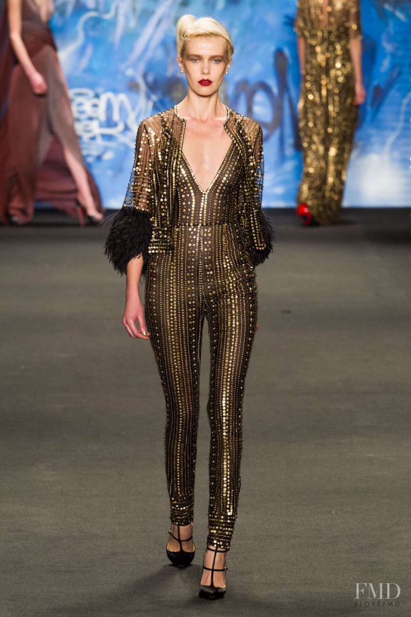 Rina Karuna featured in  the Naeem Khan fashion show for Autumn/Winter 2015