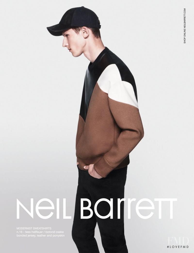 Neil Barrett advertisement for Autumn/Winter 2013