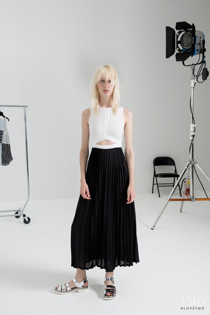 Lili Sumner featured in  the A.L.C. fashion show for Resort 2015