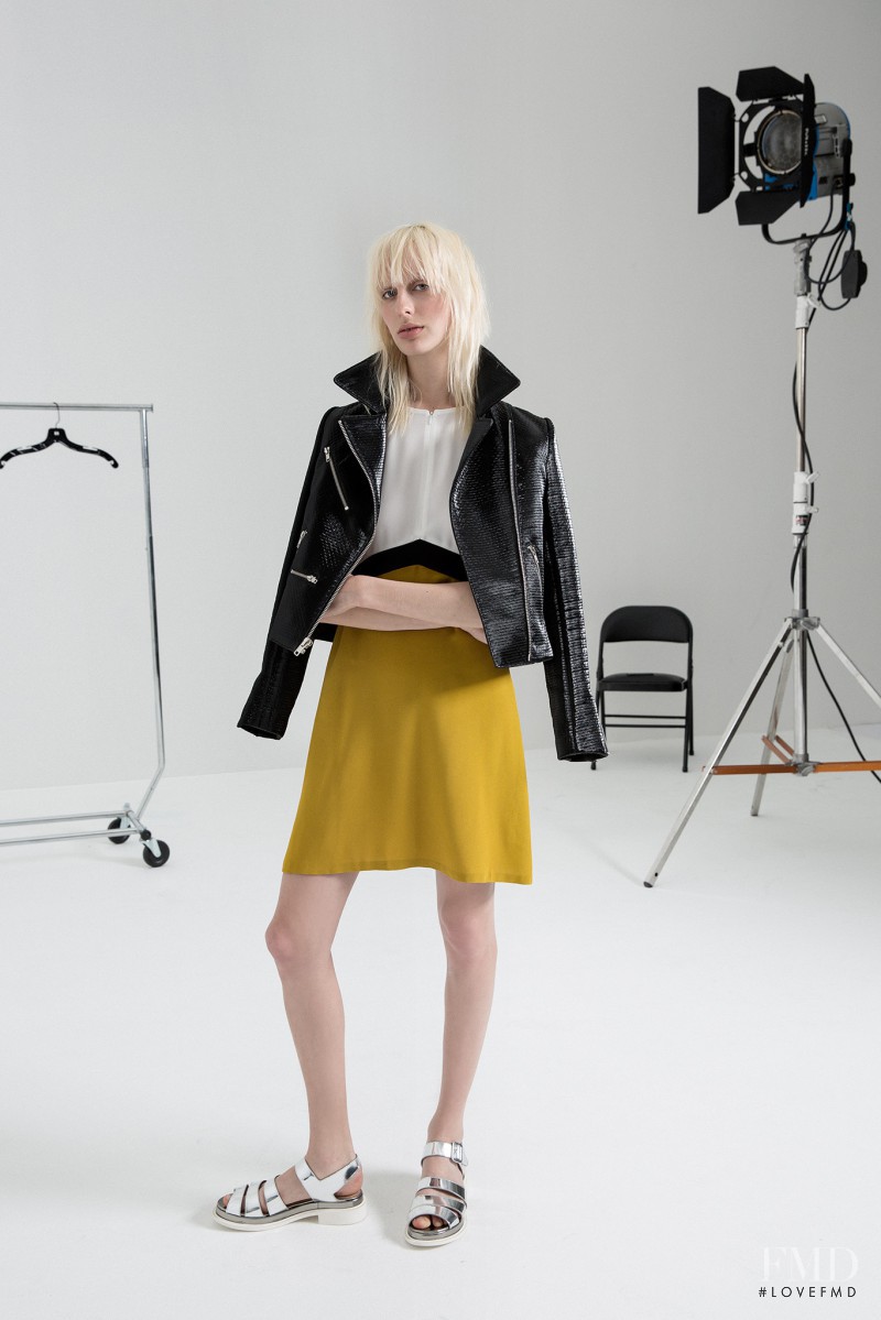 Lili Sumner featured in  the A.L.C. fashion show for Resort 2015