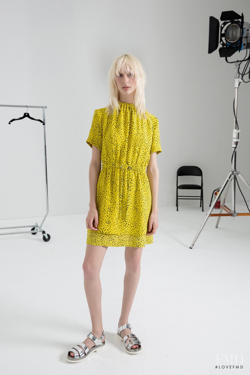 Lili Sumner featured in  the A.L.C. fashion show for Resort 2015