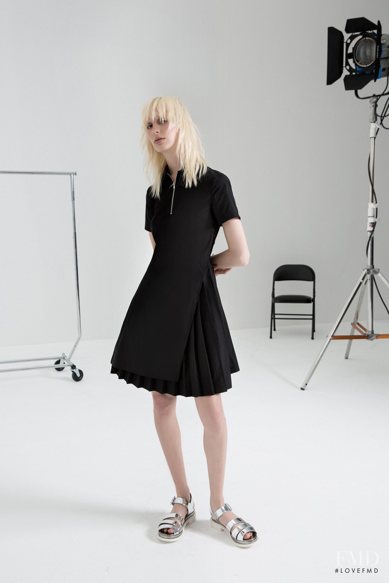 Lili Sumner featured in  the A.L.C. fashion show for Resort 2015