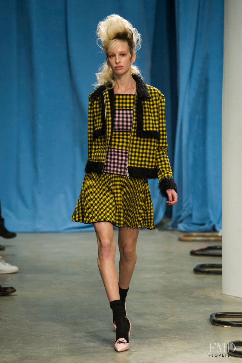 Lili Sumner featured in  the Adam Selman fashion show for Autumn/Winter 2015
