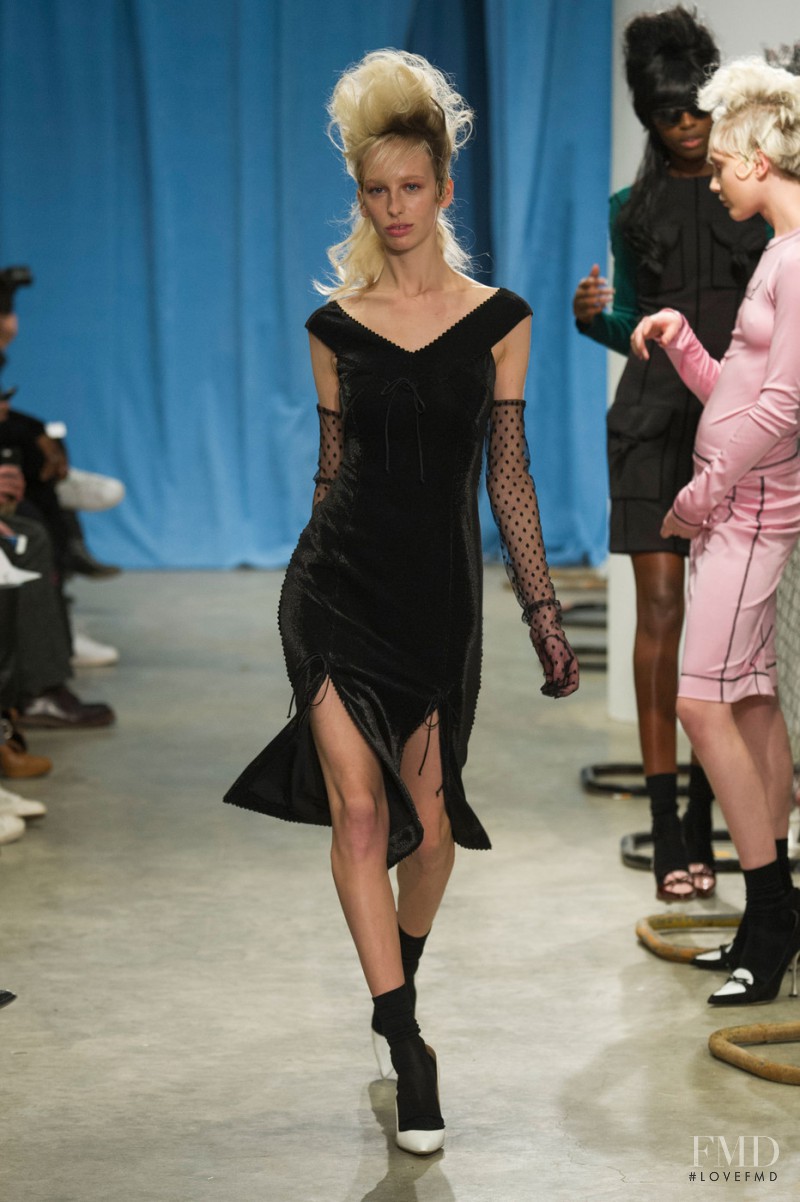 Lili Sumner featured in  the Adam Selman fashion show for Autumn/Winter 2015