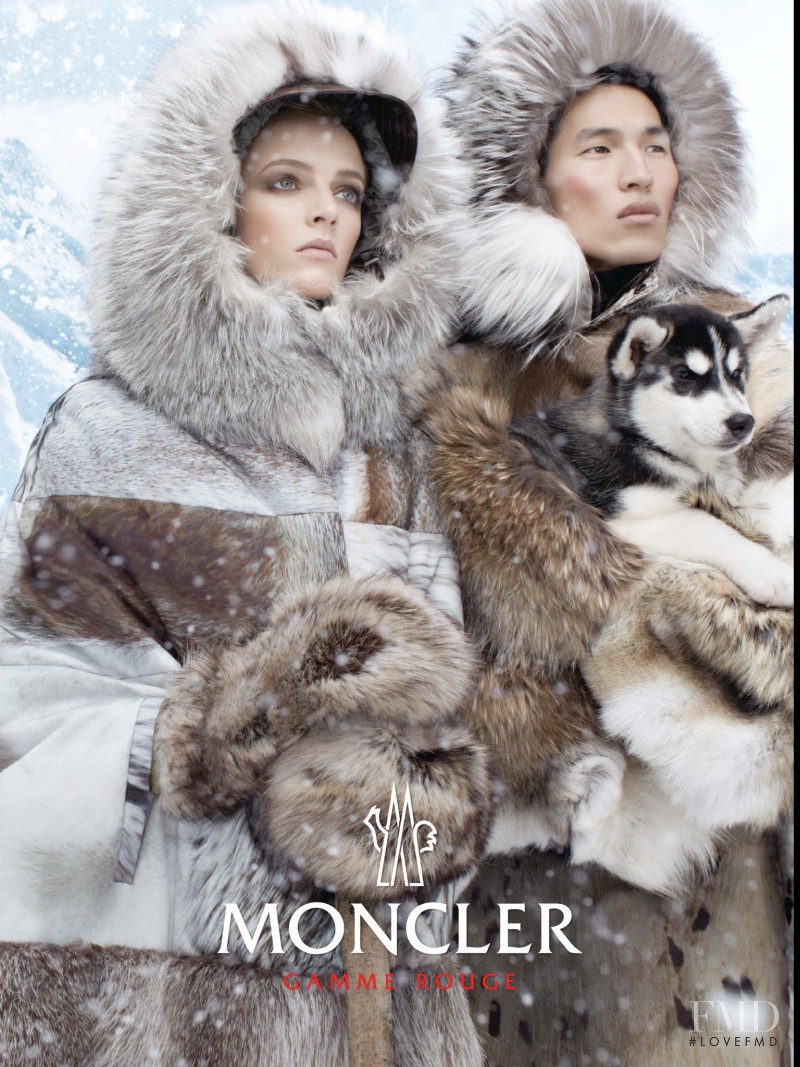 Daria Strokous featured in  the Moncler Gamme Rouge advertisement for Autumn/Winter 2013